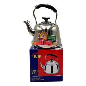 Tetera metal acero inoxidable 1,5L - Imagen 1