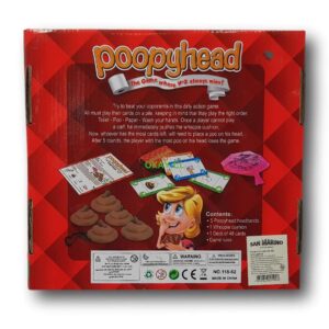 Juego de cartas Poopy head . Juego familiar - Imagen 2