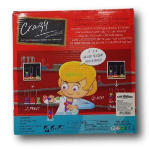 Juego Científico loco, con 54 tarjetas, 24 bolas de colores ,12 tubos de ensayo e instrucciones ilustradas. - Imagen 2