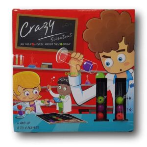 Juego Científico loco, con 54 tarjetas, 24 bolas de colores ,12 tubos de ensayo e instrucciones ilustradas. - Imagen 1