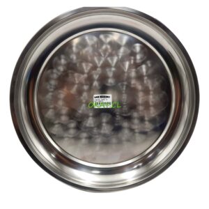 Bandeja redonda de metal 40cm - Imagen 1