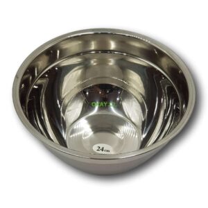Ensaladera bowl de acero inoxidable 24CM - Imagen 1