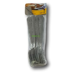 Set de 12 tenedores mango diseño acero inoxidable16820-2 - Imagen 1