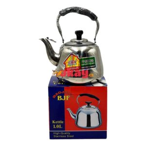 Tetera metal acero inoxidable 1L - Imagen 1