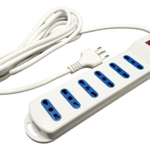 Alargador Zapatilla Eléctrica 6 Posiciones 5 Metros - Imagen 1