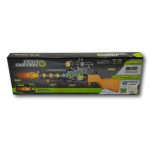 Ametralladora juguete sonido arma 49 cm longitud - Imagen 1