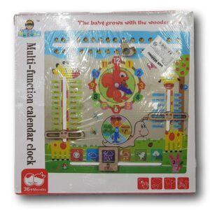 Tablero calendario reloj set multifunción para bebes y primeros años . - Imagen 1
