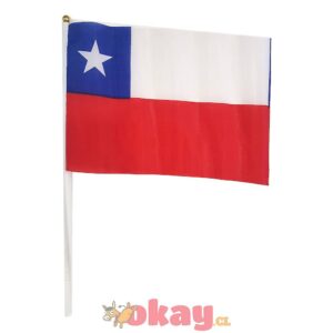 Pack de banderitas chilenas 28x20 12 unidades - Imagen 2