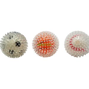 Juguete para mascota bola claveteada 9cm - Imagen 1