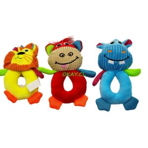 Juguete para mascota de peluche forma animales hueco en el centro - Imagen 1