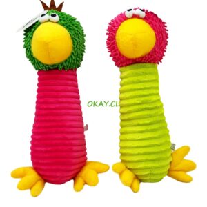 Juguete para mascotas peluche ave cuello largo - Imagen 1