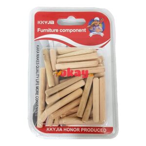 Set de tarugos de madera 6x40mm 40 pcs - Imagen 1