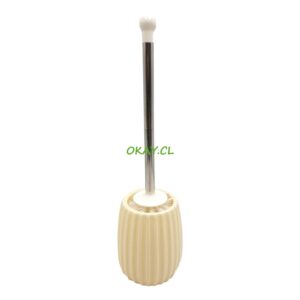 Cepillo limpia inodoro con base color blanco - Imagen 1