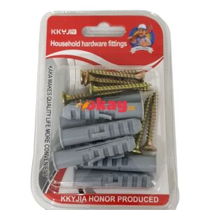 Set tornillos y tarugos 5*45mm+10 8set - Imagen 1