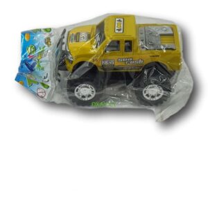 Camioneta monster wheel color amarillo - Imagen 1