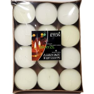 Set 12 velas blancas en caja 23 x3 cm - Imagen 1