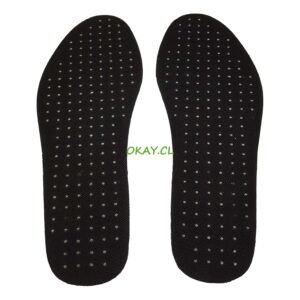 Plantillas antibacterial lisa negra y blanca - Imagen 1