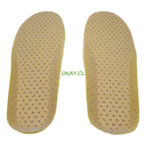 Plantillas antibacterial lisa beige y gris - Imagen 1