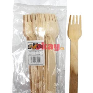 Pack de tenedores de madera 2x14 - Imagen 1
