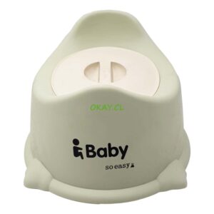 Inodoro portátil para niños simple color blanco 23x19cm - Imagen 1