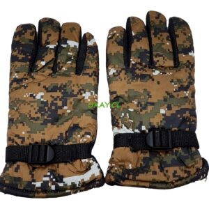 Guantes invierno sport diseño camuflaje cazador 12x27cm - Imagen 1