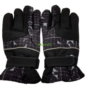 Guantes invierno sport negro gris 12x27cm - Imagen 1