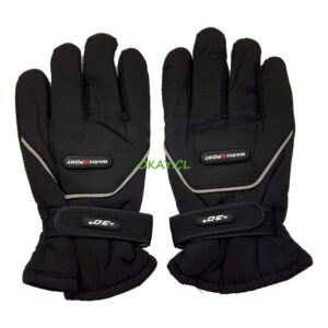 Guantes invierno sport negros 13x26cm - Imagen 1