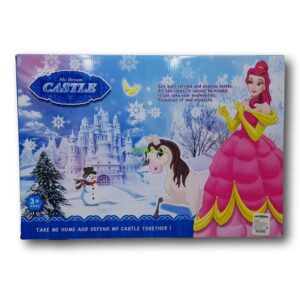 Set de castillo celeste , incluye figuras princesa , carruaje y pony. - Imagen 2