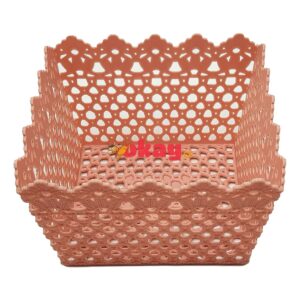 Canastos de plástico organizadores 18 x11cm - Imagen 1
