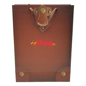 Bolsa de regalo diseño cuero 31 x 42 - Imagen 1