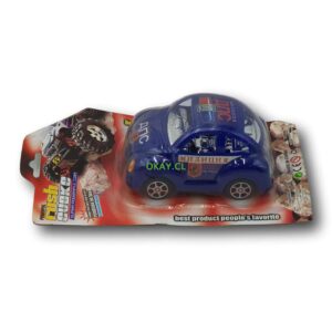 Auto de policía azul juguete - Imagen 2