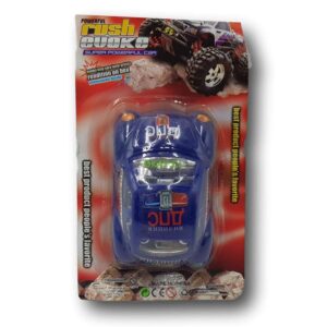 Auto de policía azul juguete - Imagen 1