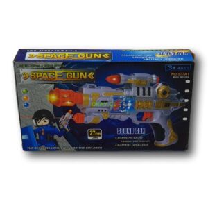 Arma galáctica de juguete sonido y luces longitud 27cm - Imagen 1