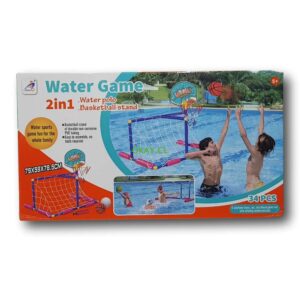 Juego para piscina 2 en 1 ,water polo y basketball - Imagen 1