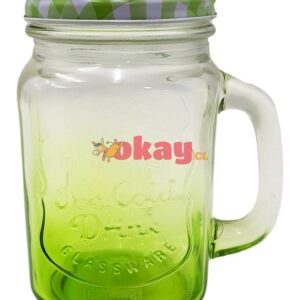 Taza vaso vintage con tapa - Imagen 1