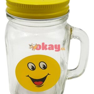 Taza vaso emoticon con tapa - Imagen 1