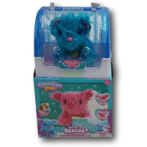 Set cachorro mascota y jaula transportadora transparente - Imagen 1
