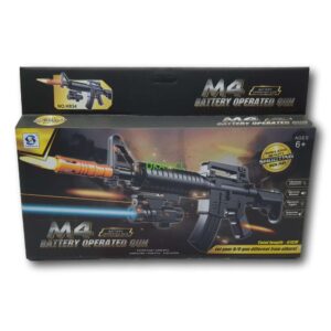 Ametralladora juguete sonido arma 61 cm longitud - Imagen 1