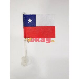Mnini banderines de chile para auto 12uni - Imagen 1