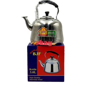 Tetera metal acero inoxidable 3L - Imagen 1