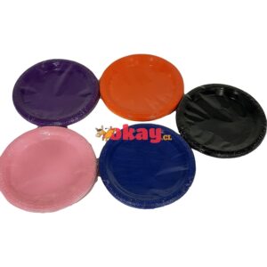 Set plato pvc cumpleaños 7 pulgadas - Imagen 1