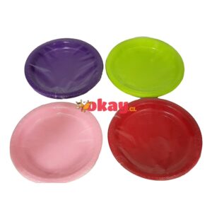 Set plato pvc cumpleaños 9 pulgadas - Imagen 1