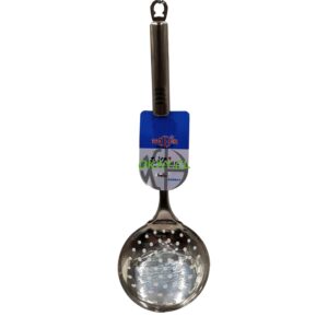 Cucharón colador metal 12x37cm - Imagen 1