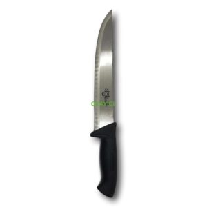 Cuchillo cocinero acero inoxidable mango negro - Imagen 1