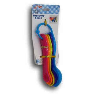 Set de cucharas para medidas diferentes tamaños colores - Imagen 1