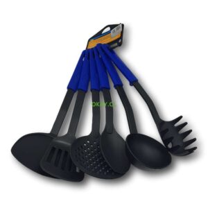 Set de 6 cucharones de cocina de silicona - Imagen 1