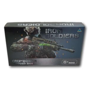 Rifle juguete luces infrarrojas sonido 43 cm longitud - Imagen 1