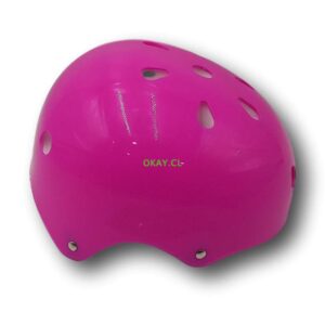 Casco rosado para bicicleta o patineta - Imagen 1