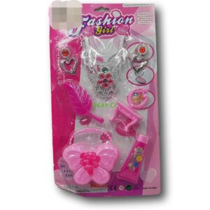 Set fashion girl con sandalias y entretenidos accesorios de belleza. - Imagen 1