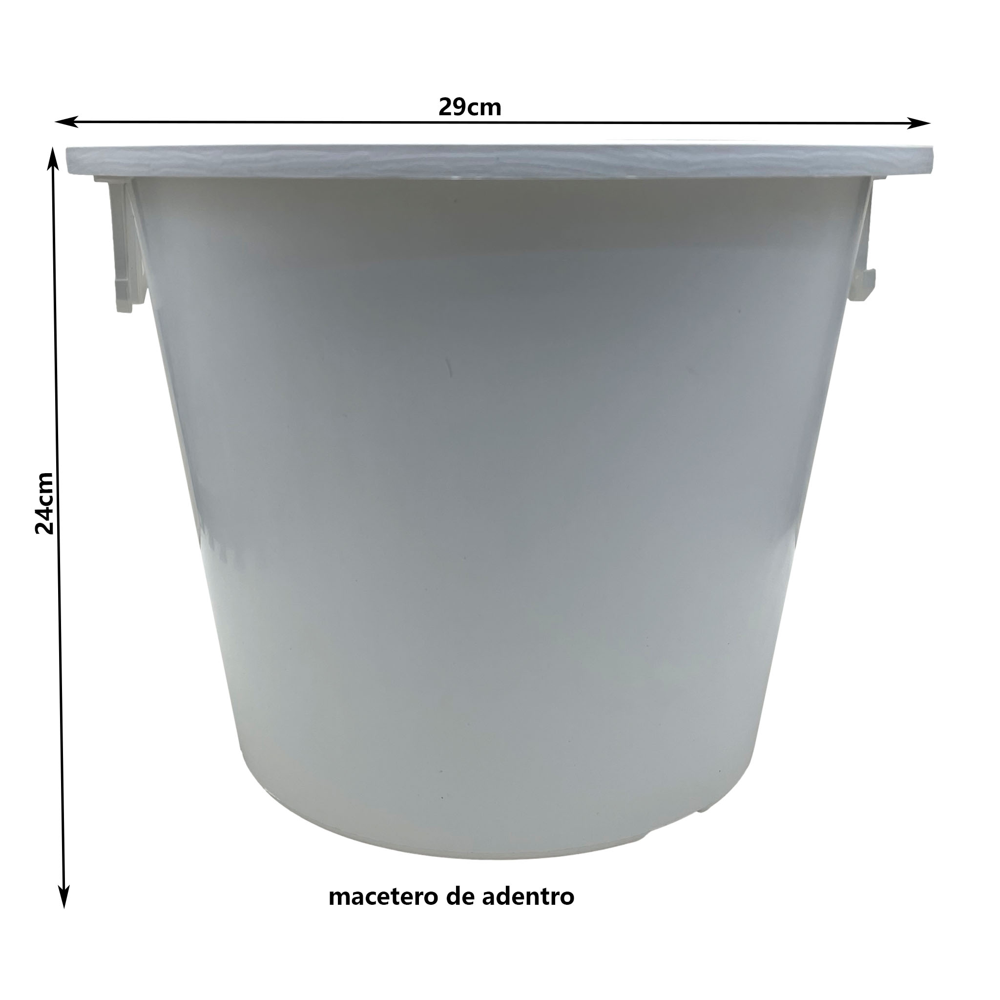 Macetero 46cm Grafiato Cónico Kd9952 - Imagen 16